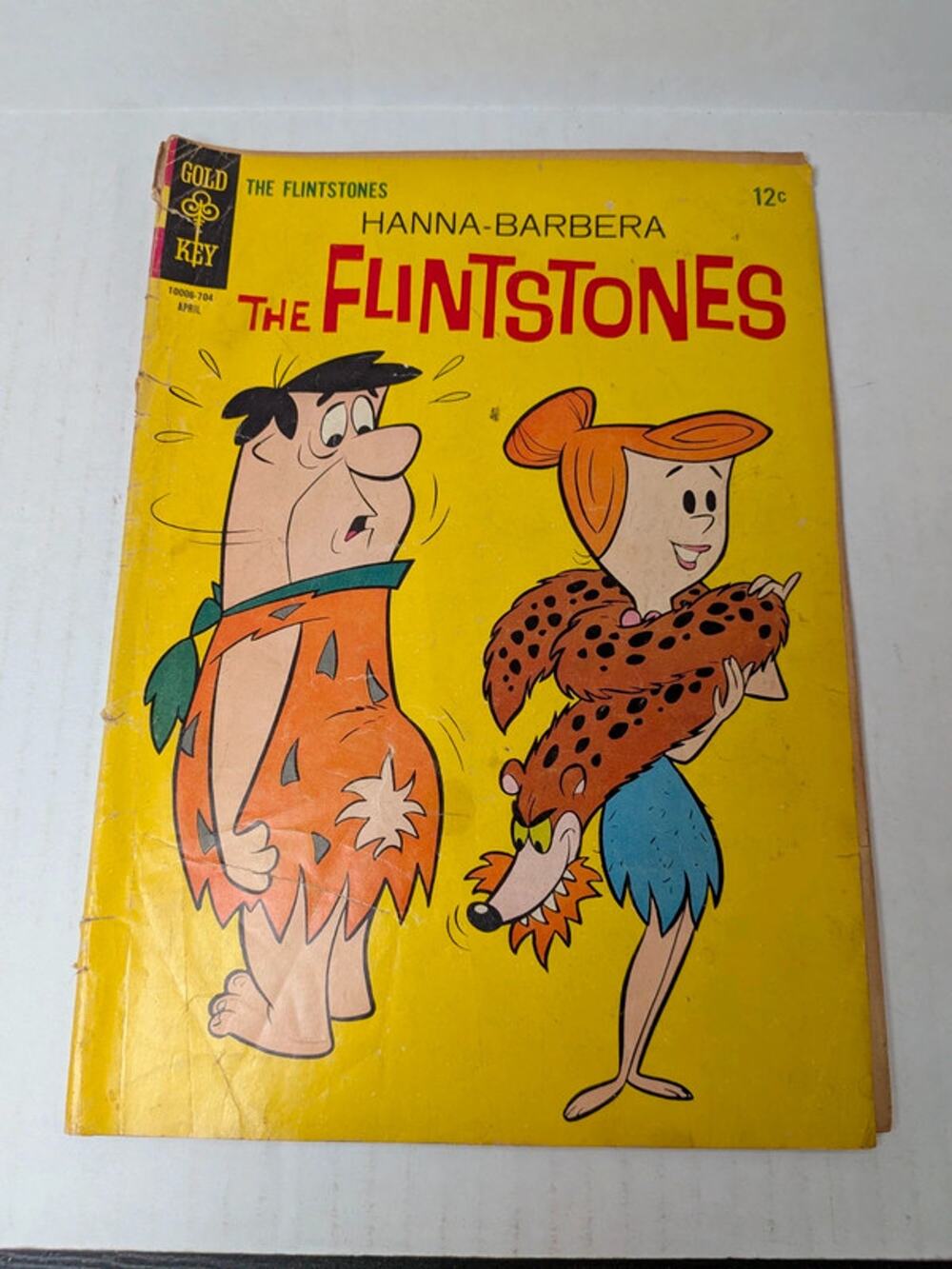 Vintage the flintstones April #10006-704 comic magazine